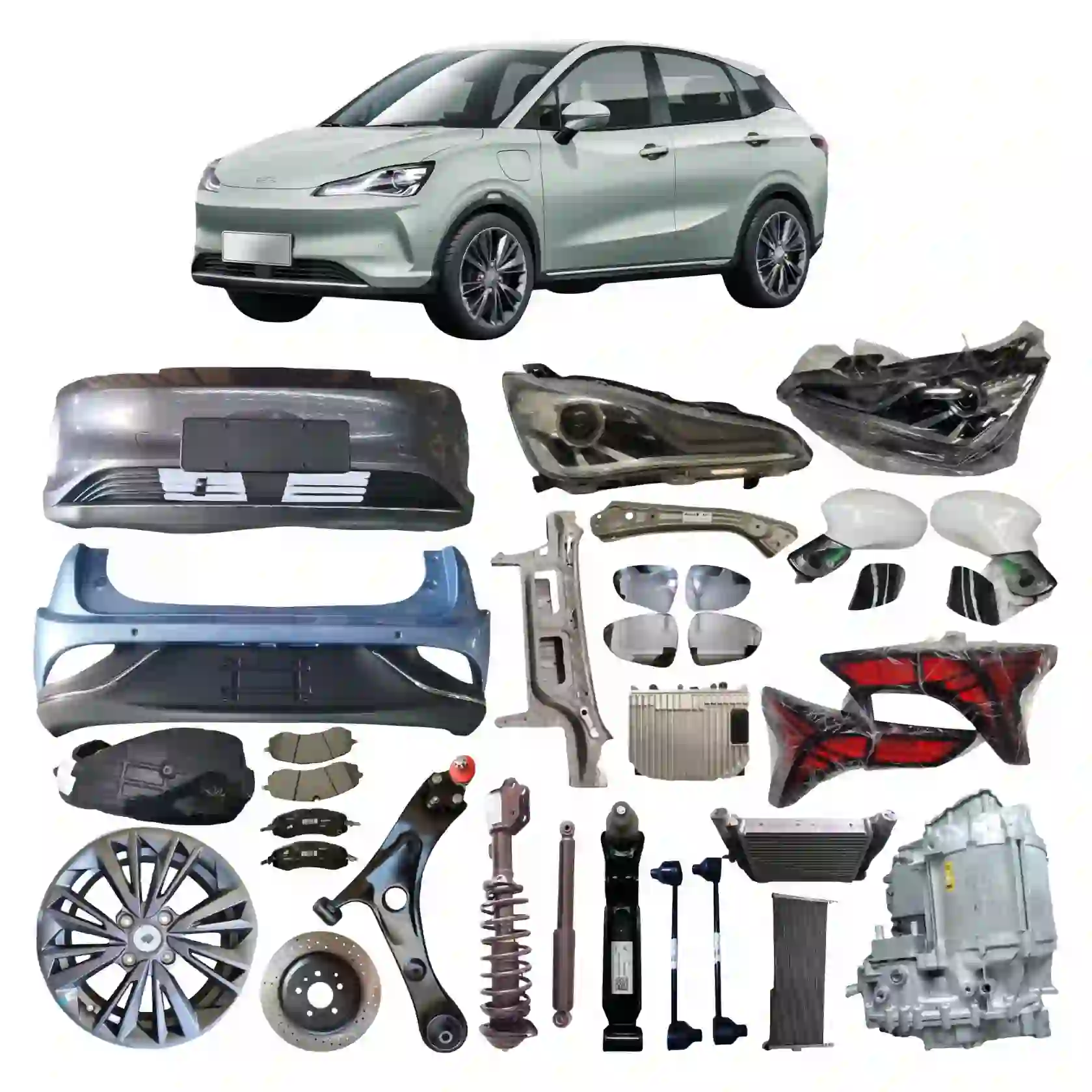 Neta V S U X Body Kit 2018-2023 – Wheels Bumpers, Lights & Battery Cover