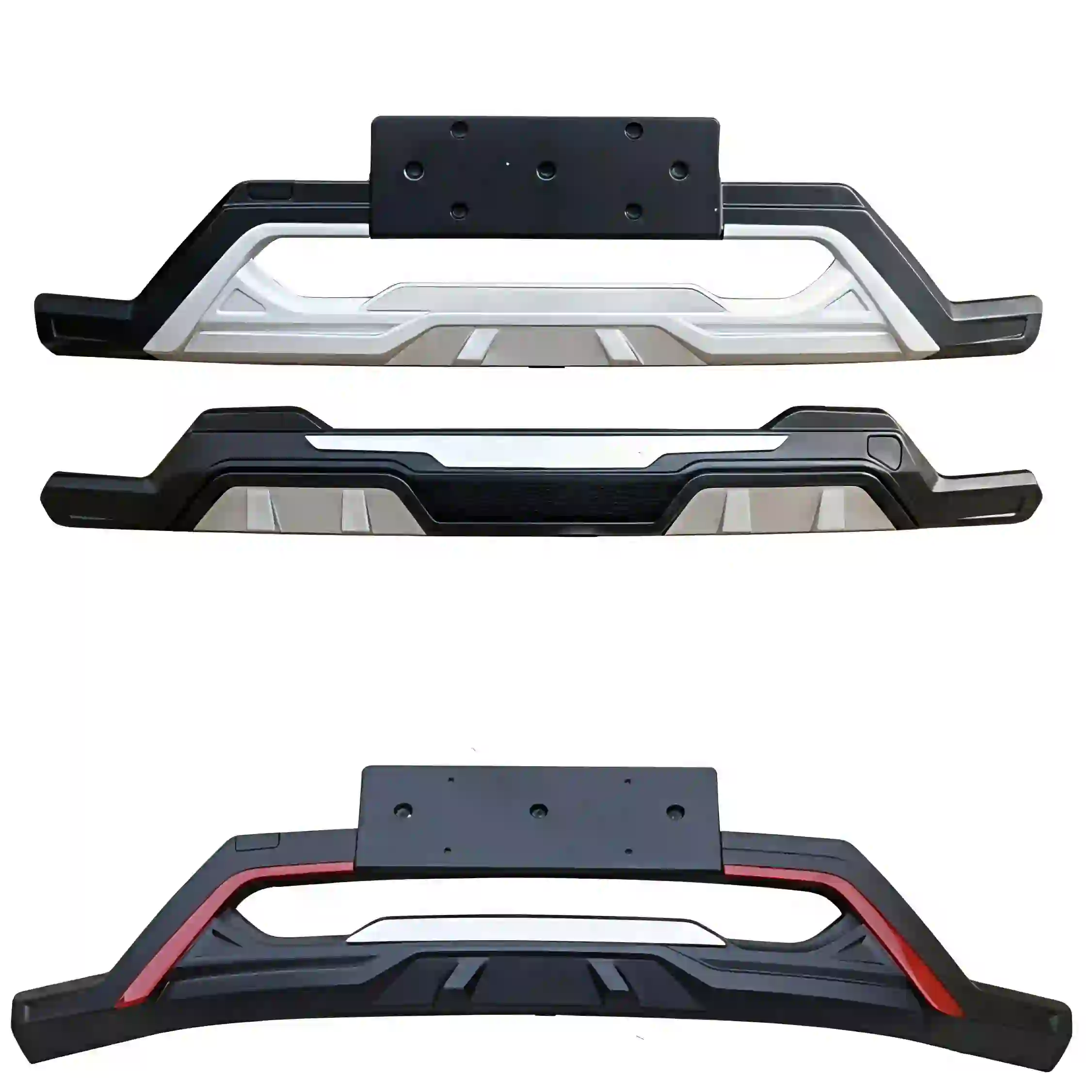Front and rear bumpers of Chery Tiggo 8
