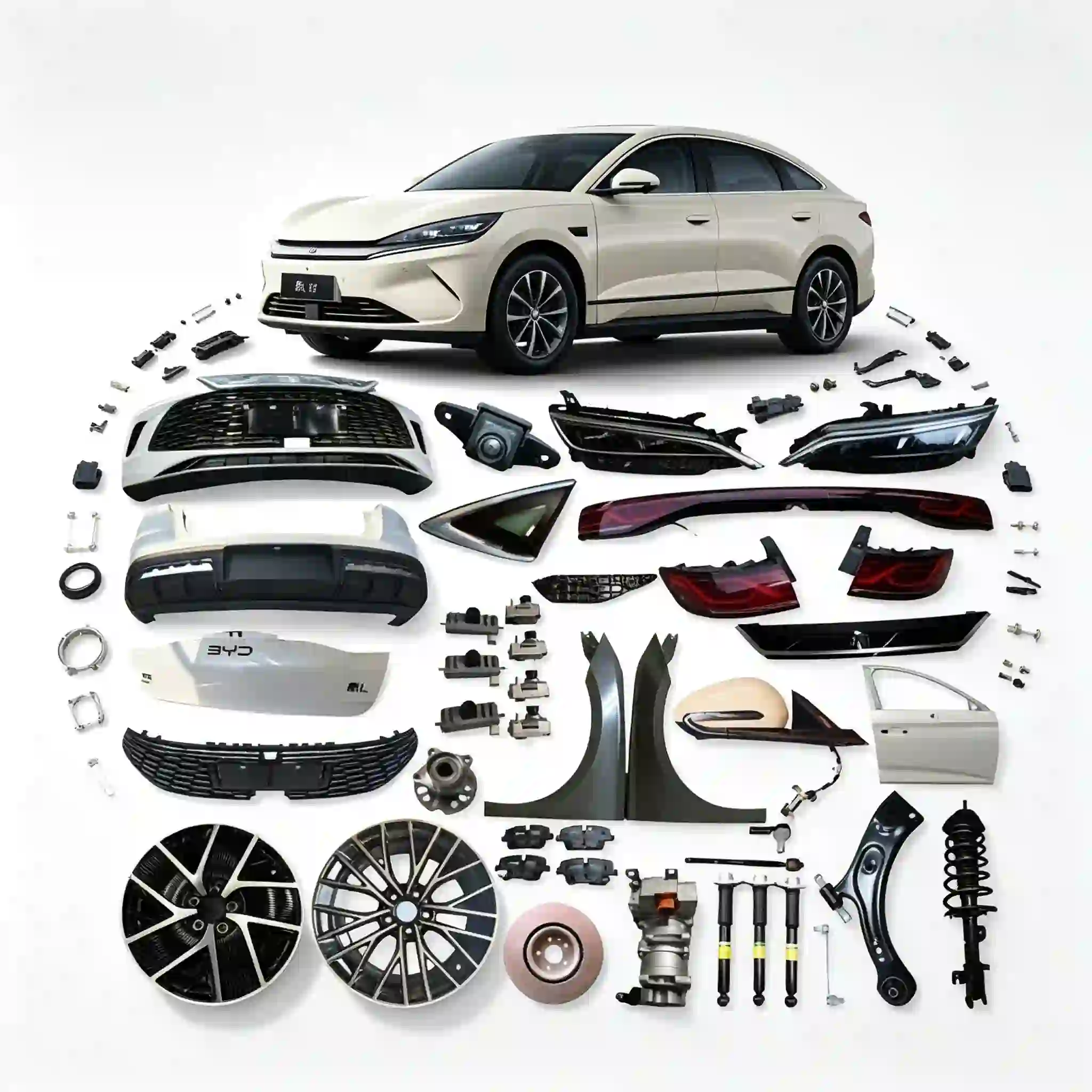 Best Selling Wholesale BYD Qin L Dmi Full Body Kits 2024-2026 EV Car Parts Original Accessories
