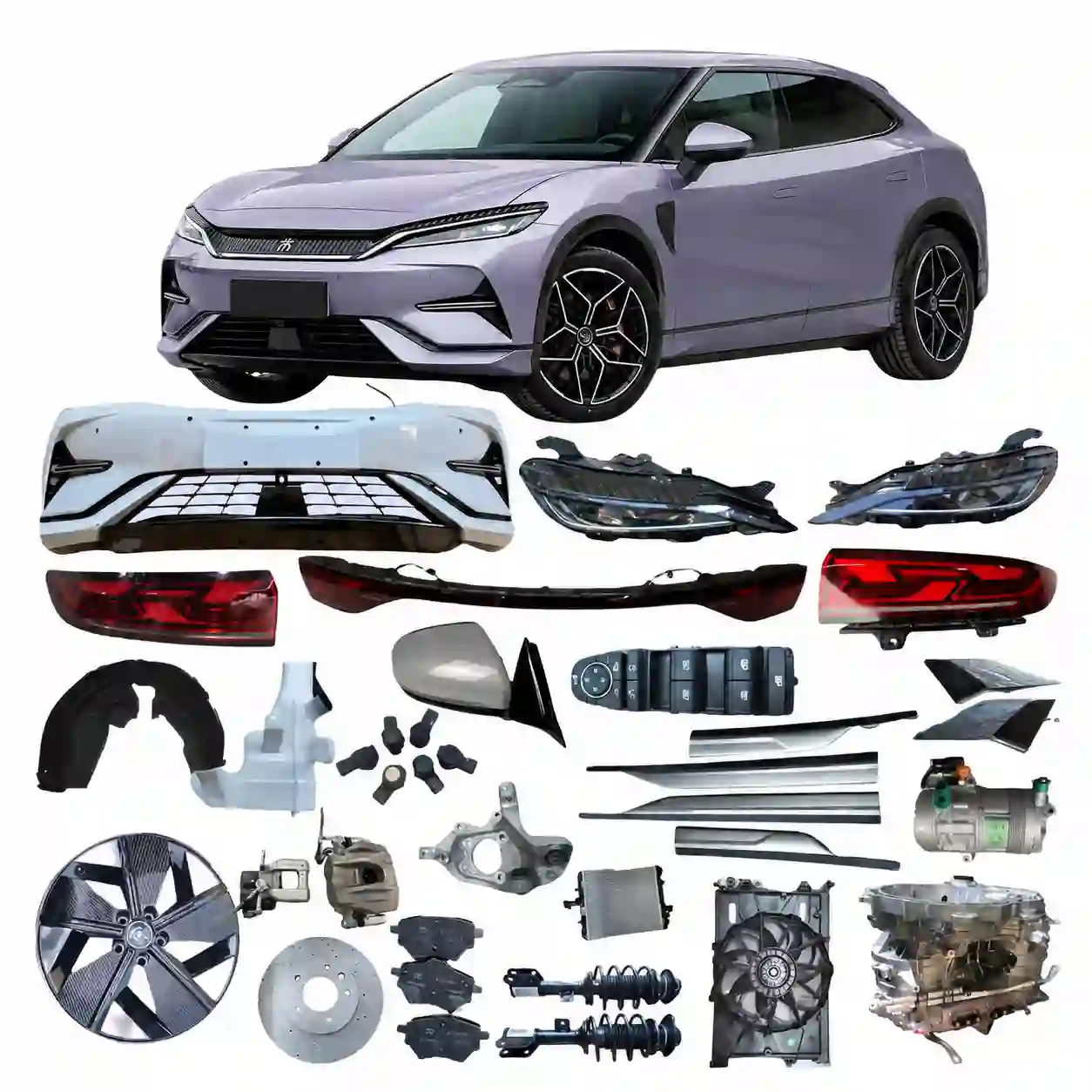 Full range spare parts for BYD Song L EV Dm-i 2024 2025